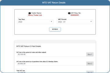 View MTD VAT Returns